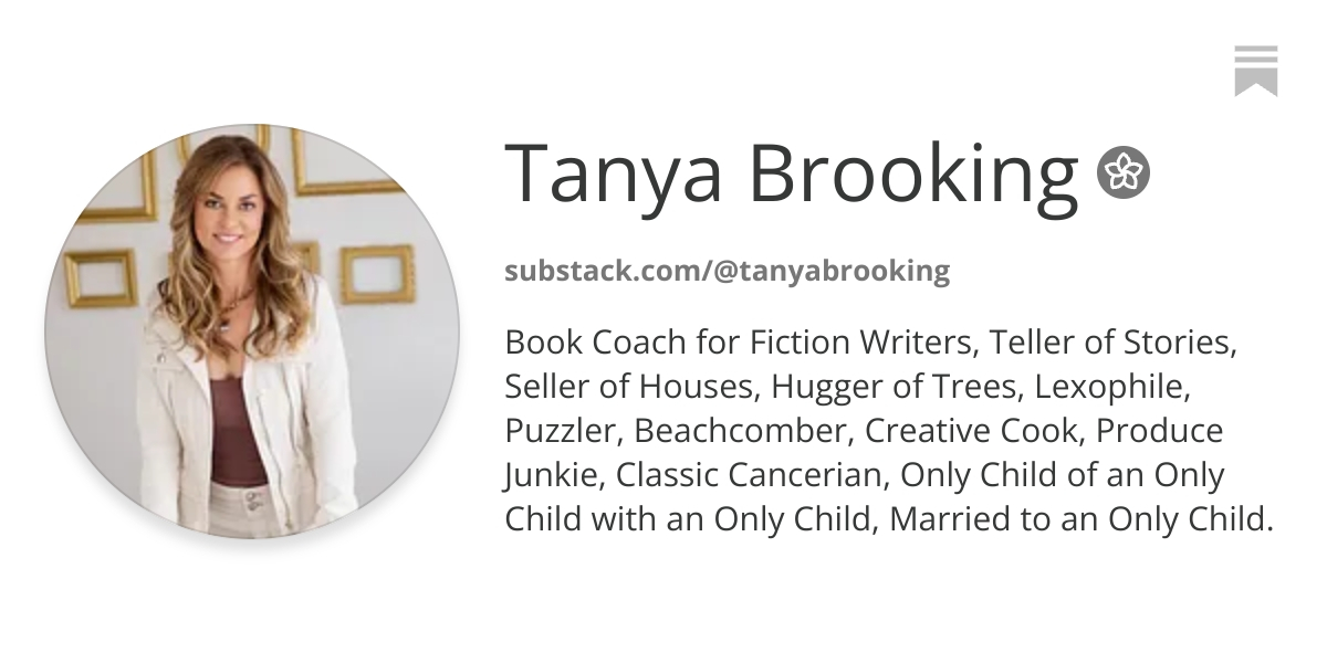 Tanya Brooking Substack profile card
